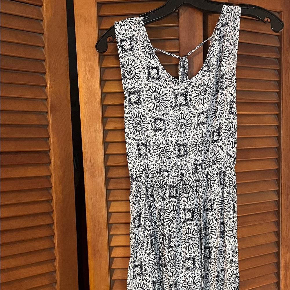 Blue and White Sundress